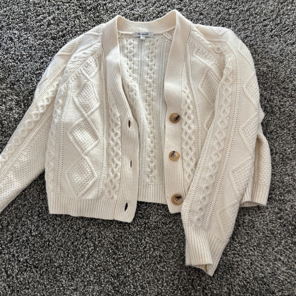 Madewell Wool Blend Cardigan